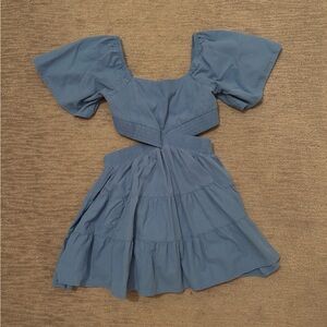 Blue Mini Dress